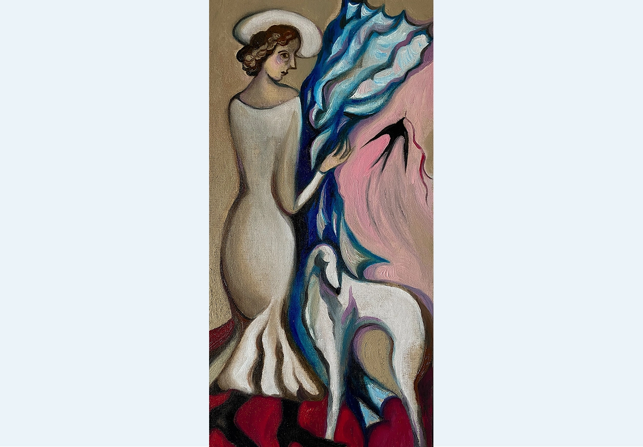 Ирина Кантор. "Красная лента", 2026, холст, масло